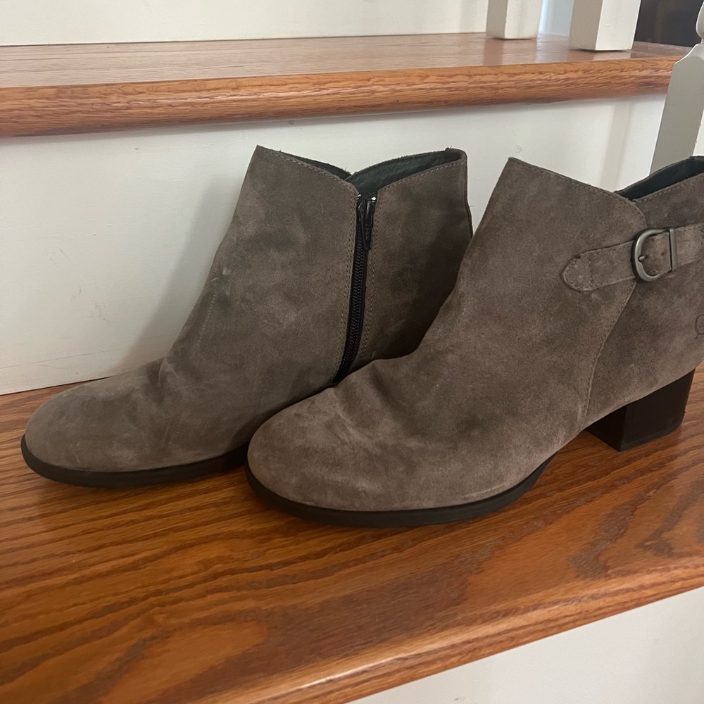 Born suede booties
